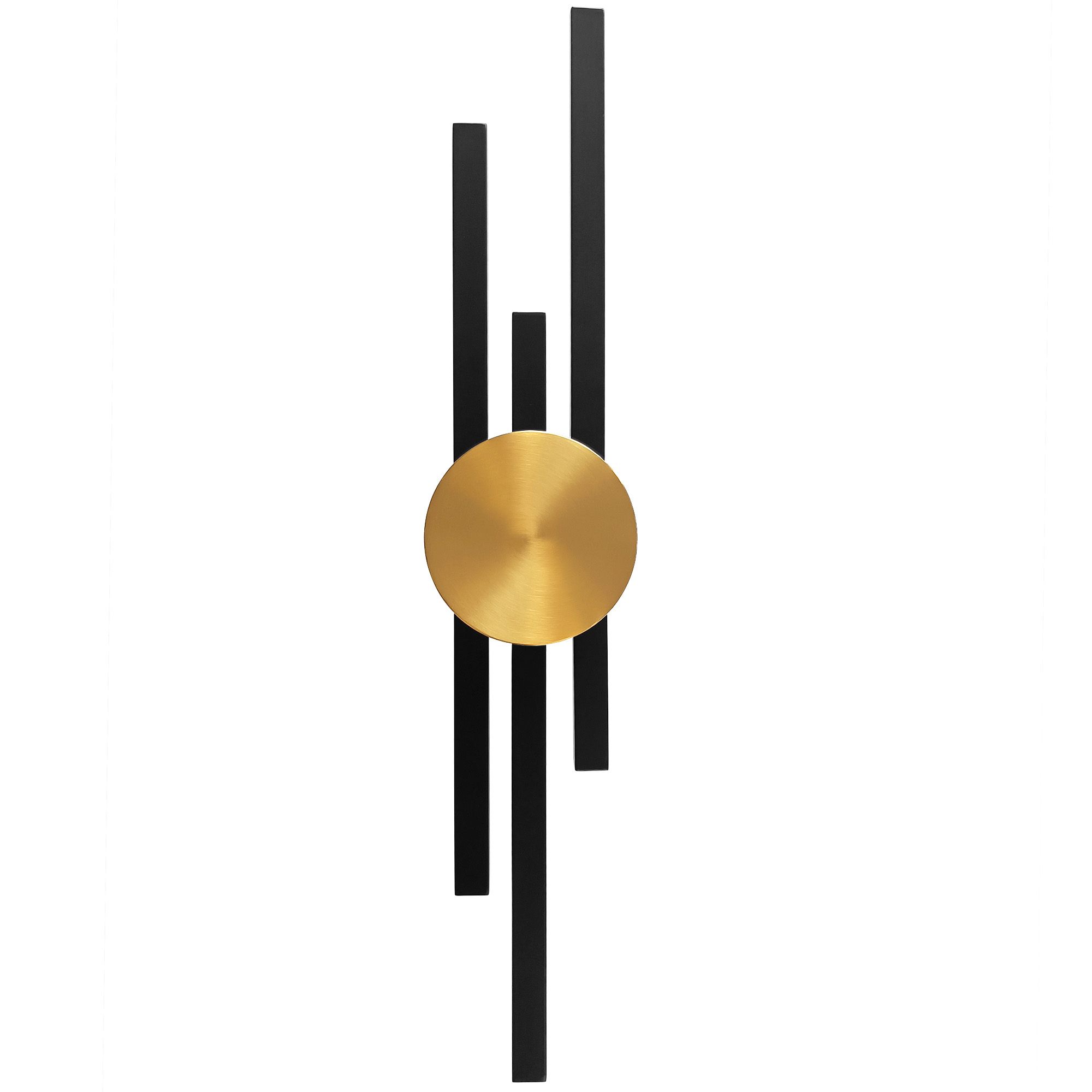 Toolight, Nástenné svietidlo LED APP1437-W BLACK GOLD, OSW-07685