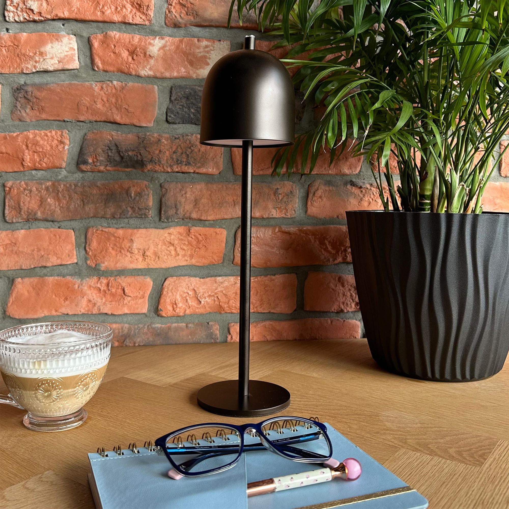 Toolight, bezdrôtová nočná USB lampa APP1359-T, hnedá, OSW-08622