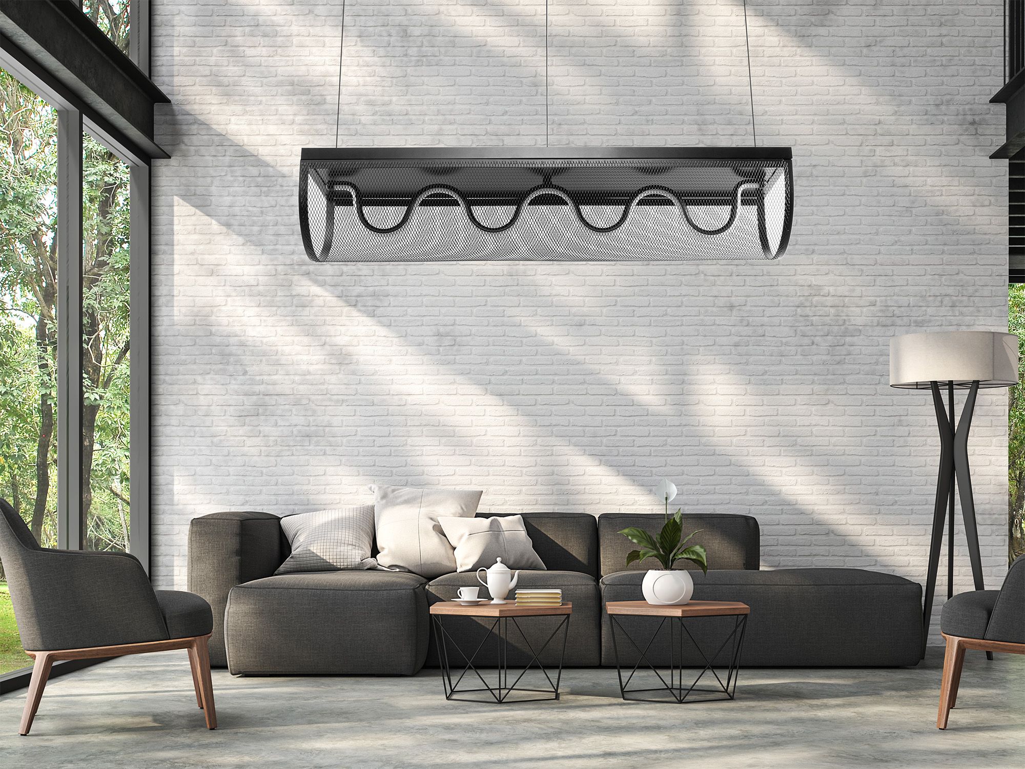 Toolight, LED stropné svietidlo 27W APP1409-CP, čierna, OSW-063952