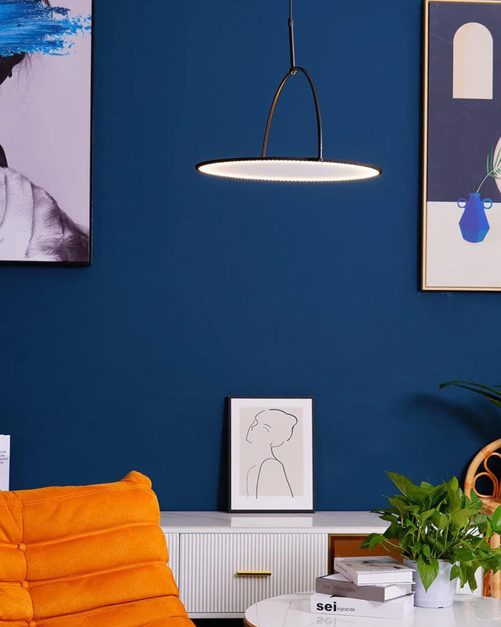 Toolight, LED stropné svietidlo 35cm APP1426-C, čierna, OSW-01880