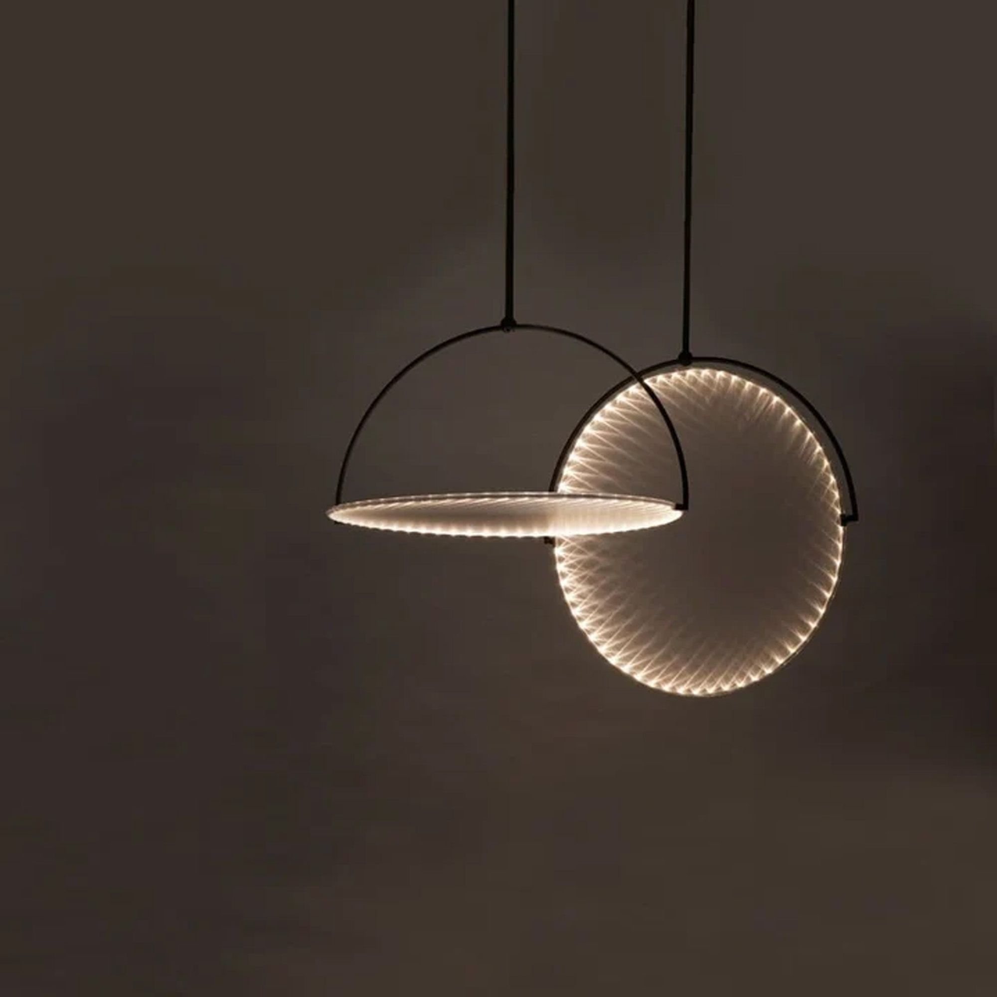 Toolight, LED stropné svietidlo 50cm APP1427-C, čierna, OSW-06642