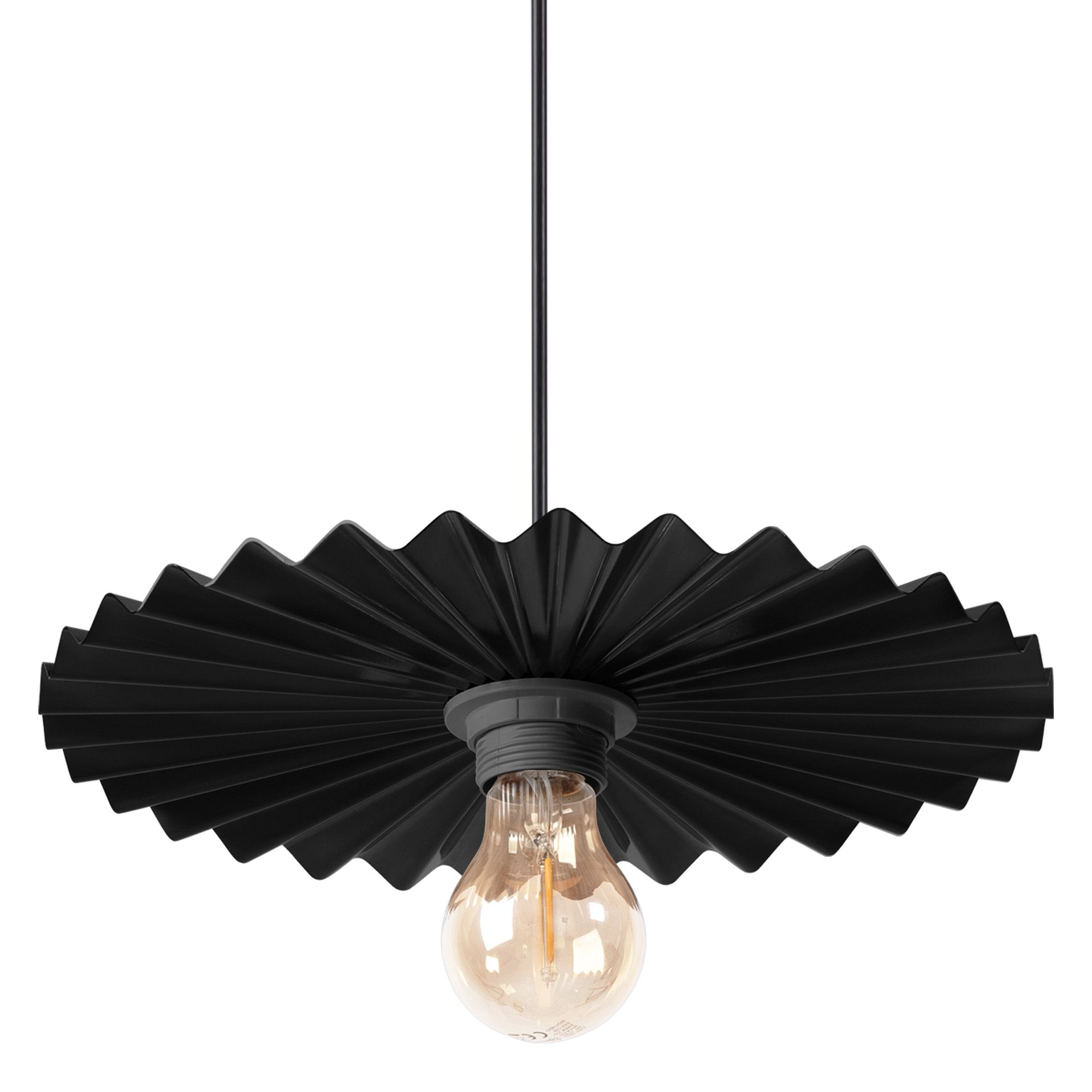 Toolight, nástenné svietidlo 30cm APP1355-1W, čierna, OSW-05665