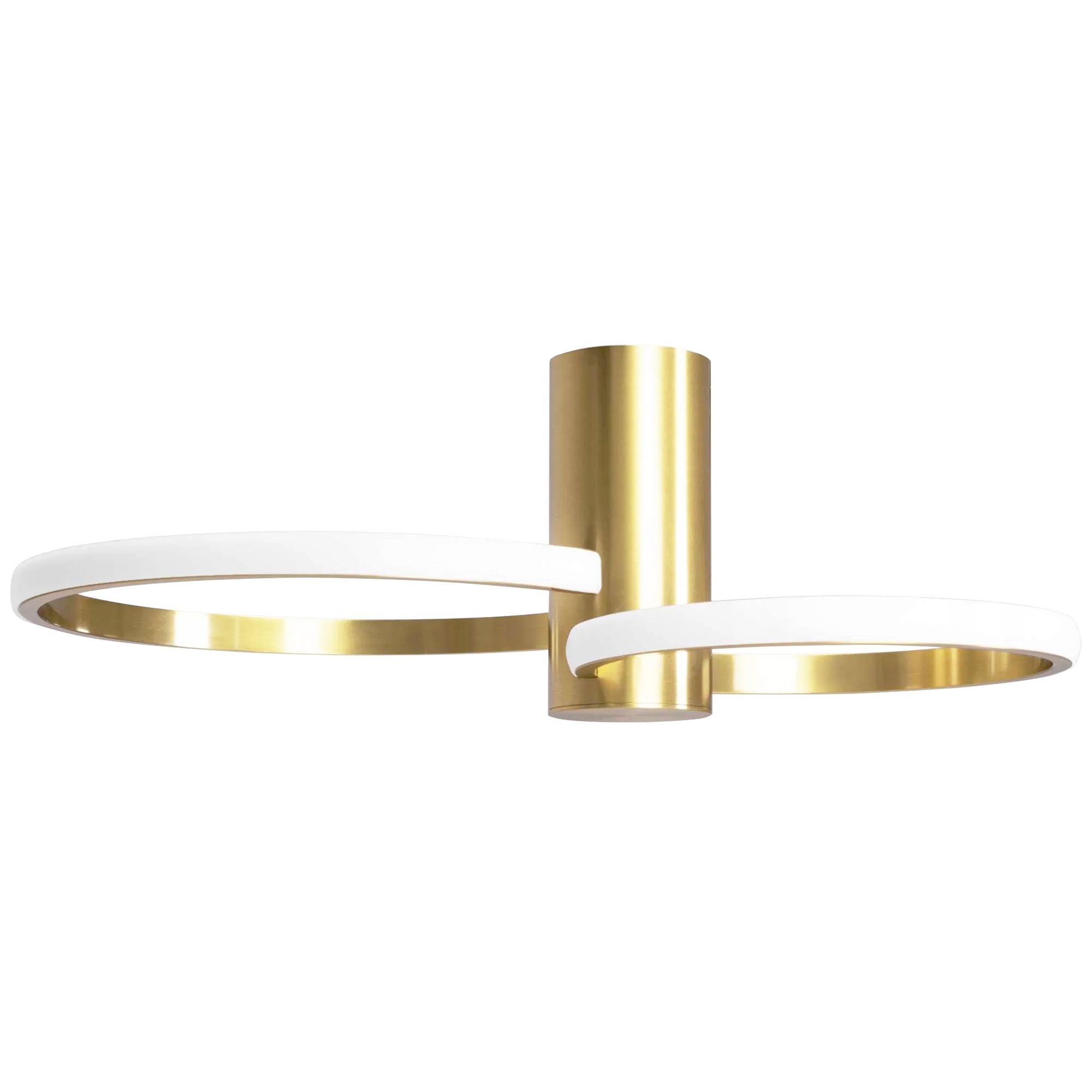 Toolight, LED stropné svietidlo 50x30,5cm, 22W, APP1402-CW, zlatá lesklá, OSW-05849
