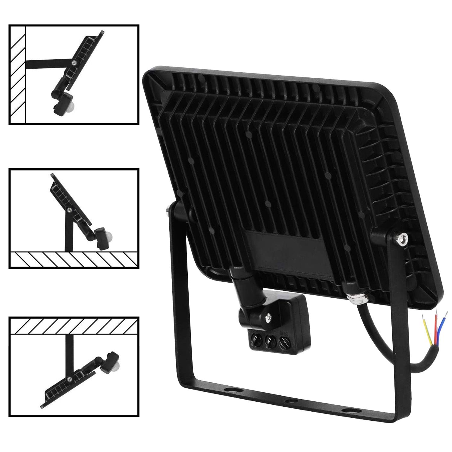 Toolight, LED panel so snímačom pohybu 13x10,5cm, 30W, 2700lm, 4000K, RSL007-30NS, OSW-10213