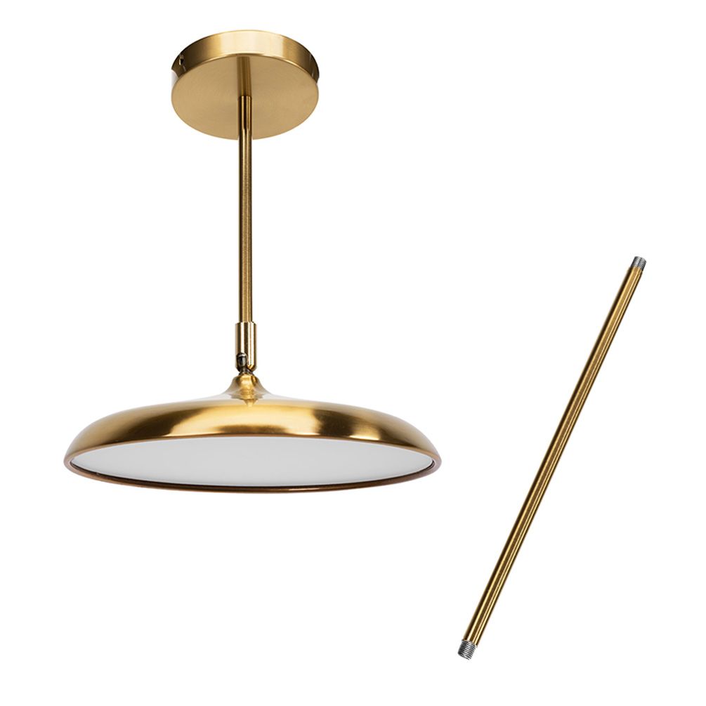 Toolight, LED stropné svietidlo APP1281-CP Gold, zlatá lesklá, OSW-05183