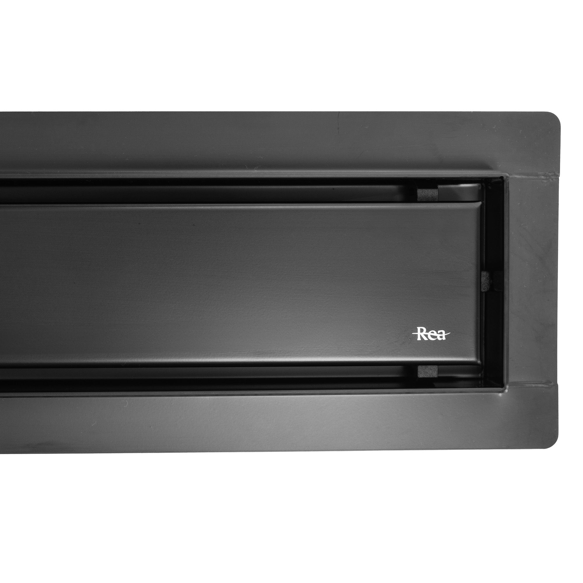 Rea Pure Neox, odtokový žľab 60cm, čierna matná, REA-G6601