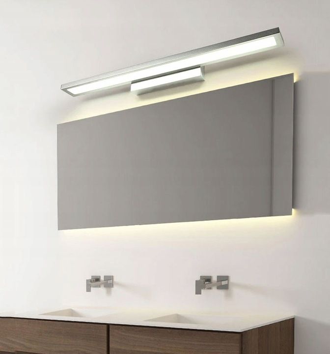 Toolight, LED kúpeľňové svietidlo 80cm, 7W, 560lm, APP841-1W, čierna matná, OSW-06767