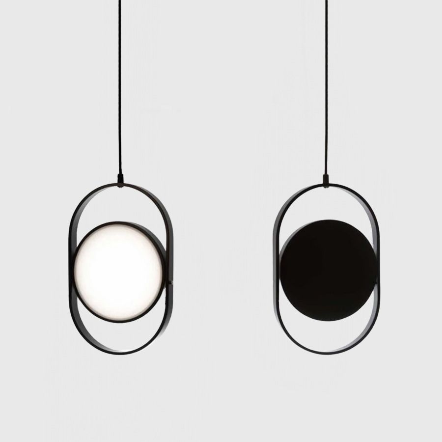 Toolight, LED závesné svietidlo 18W, 4000K, APP1554-CP, čierna, OSW-05662