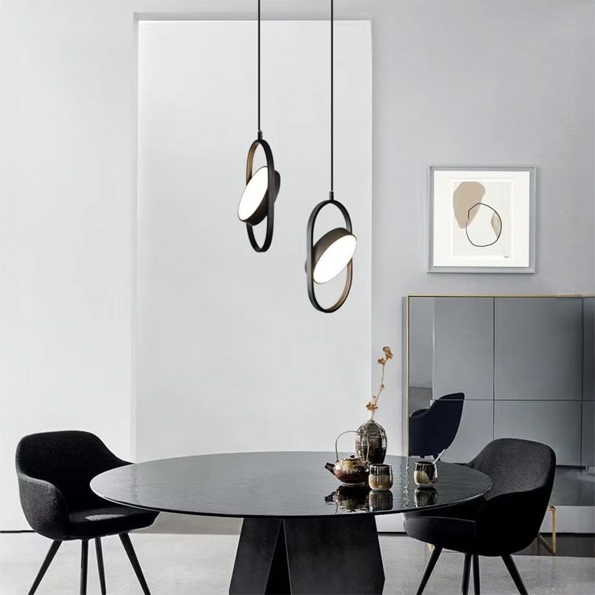 Toolight, LED závesné svietidlo 18W, 4000K, APP1554-CP, čierna, OSW-05662