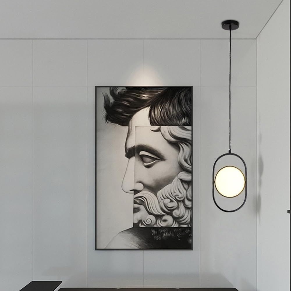 Toolight, LED závesné svietidlo 18W, 4000K, APP1554-CP, čierna, OSW-05662