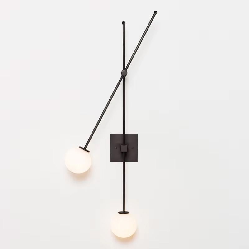 Toolight, nástenné svietidlo 2xG9 APP1595-2W, čierna, OSW-05680
