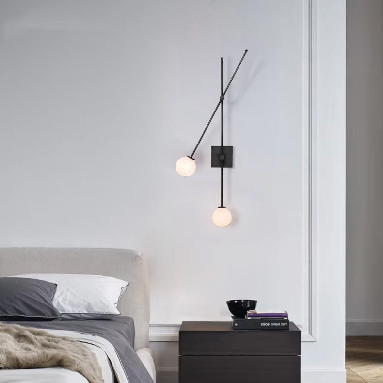 Toolight, nástenné svietidlo 2xG9 APP1595-2W, čierna, OSW-05680