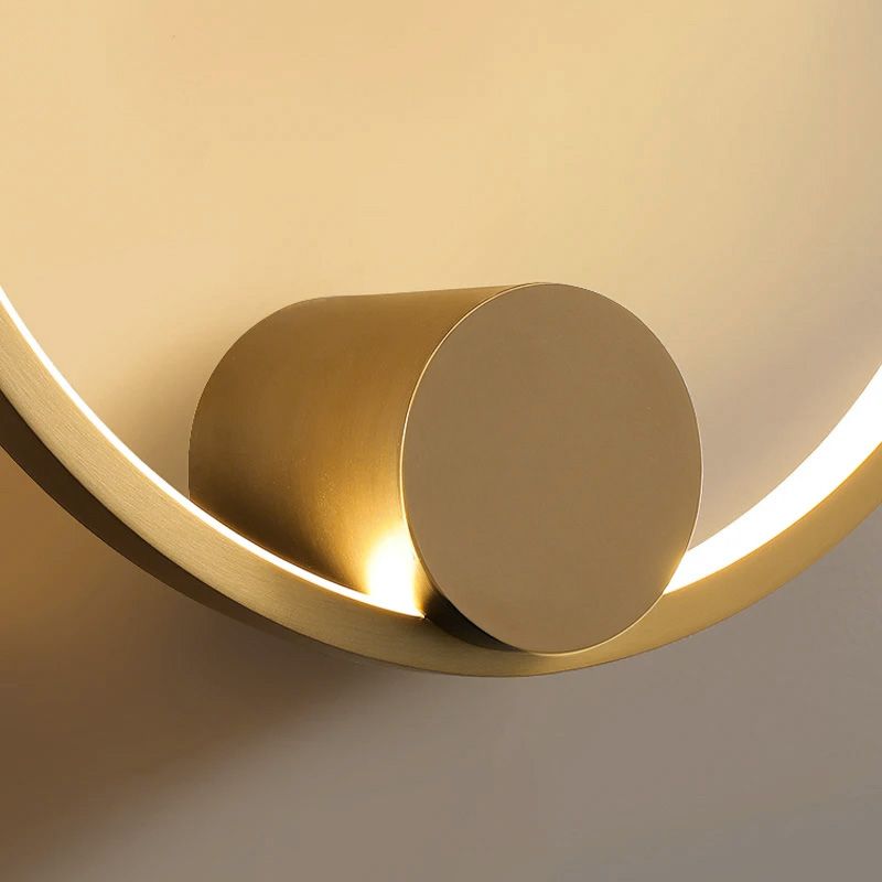 Toolight, LED nástenné svietidlo 30cm, 13W, APP1385-CW, zlatá matná, OSW-00939