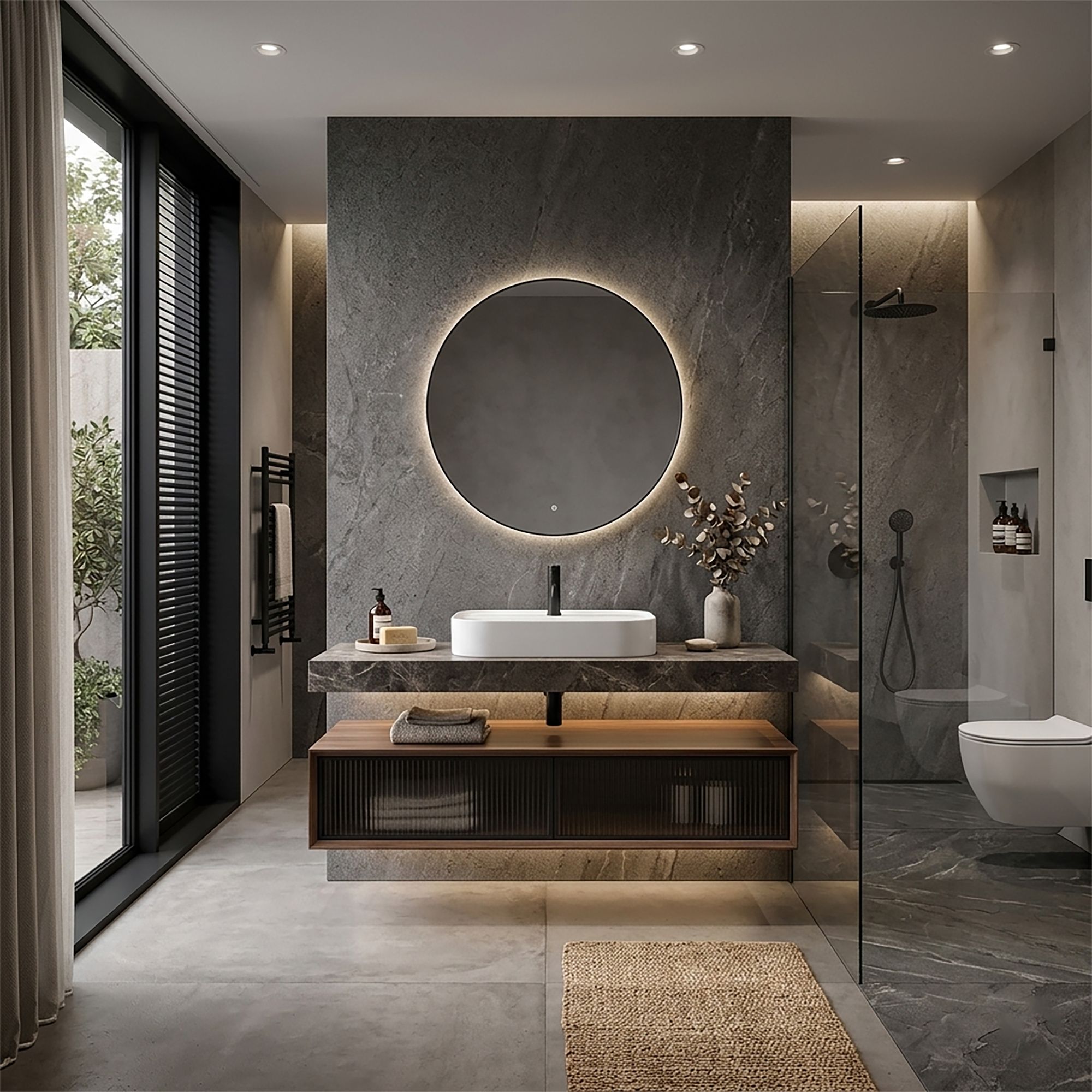 Rea Verona, umývadlo na dosku 650x440x120mm, biela lesklá, REA-U3325