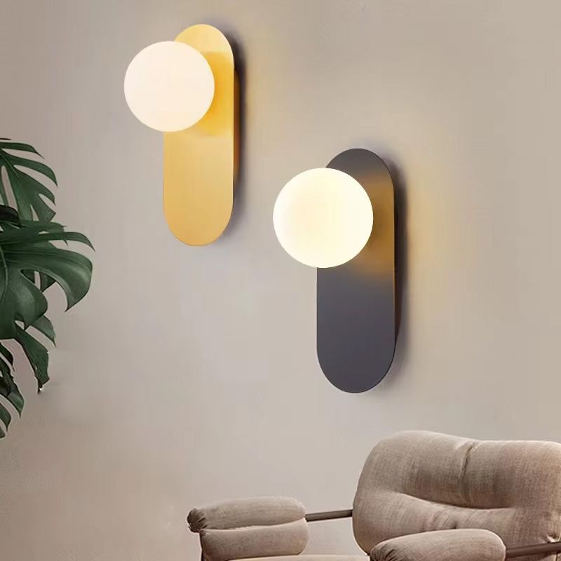 Toolight, nástenné svietidlo 30x12cm, 1xG9, APP1587-1W, zlatá-biela, OSW-04123