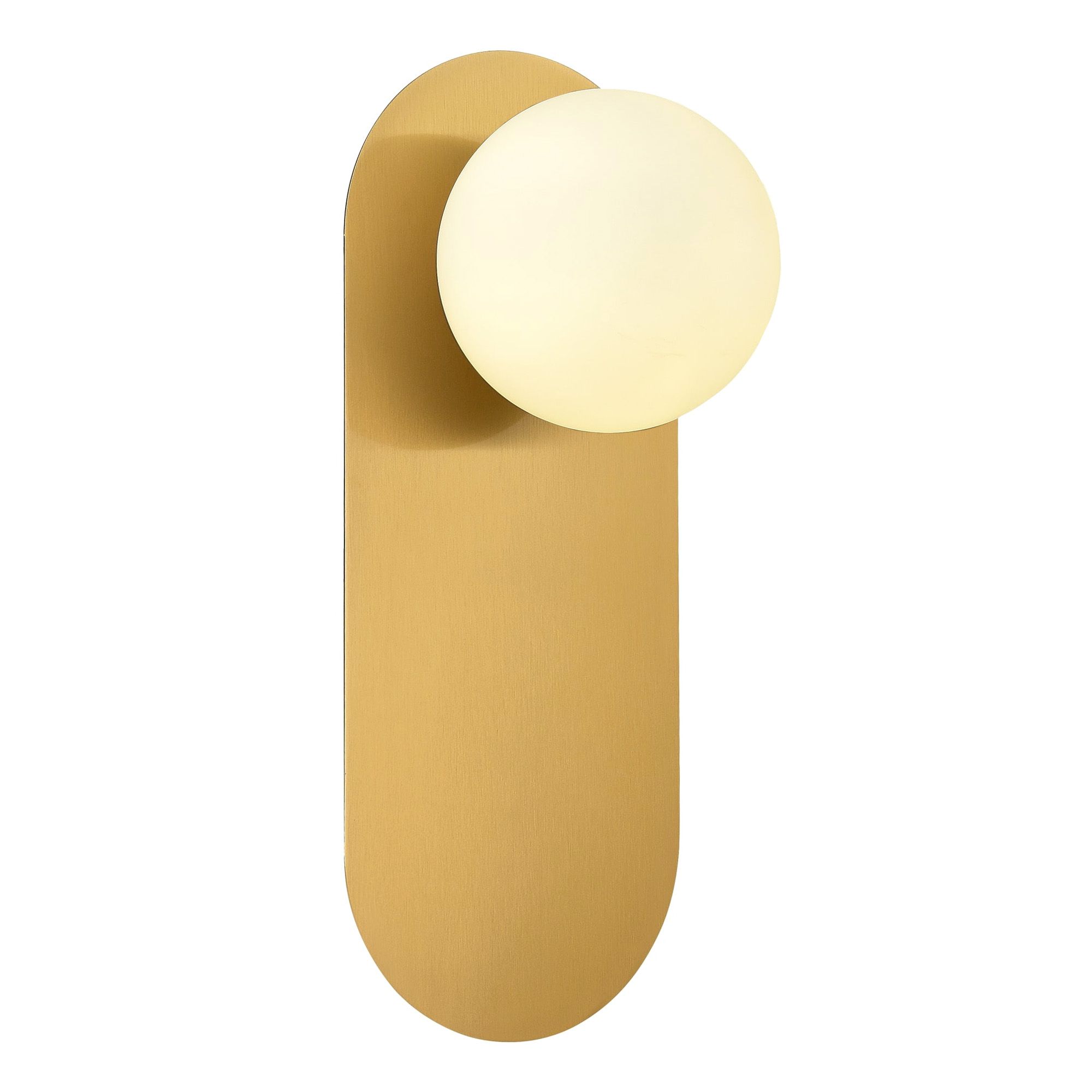 Toolight, nástenné svietidlo 30x12cm, 1xG9, APP1587-1W, zlatá-biela, OSW-04123