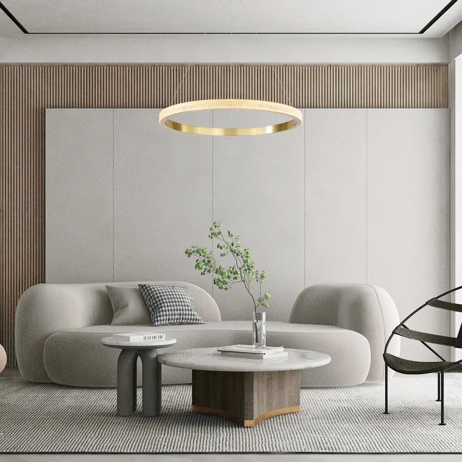 Toolight, LED stropné svietidlo 23W APP1510-CP, zlatá lesklá, OSW-05471