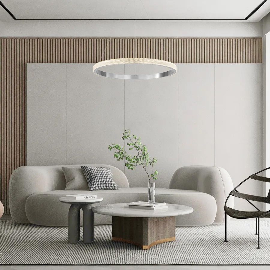 Toolight, LED stropné svietidlo 23W APP1511-CP, chrómová, OSW-05472