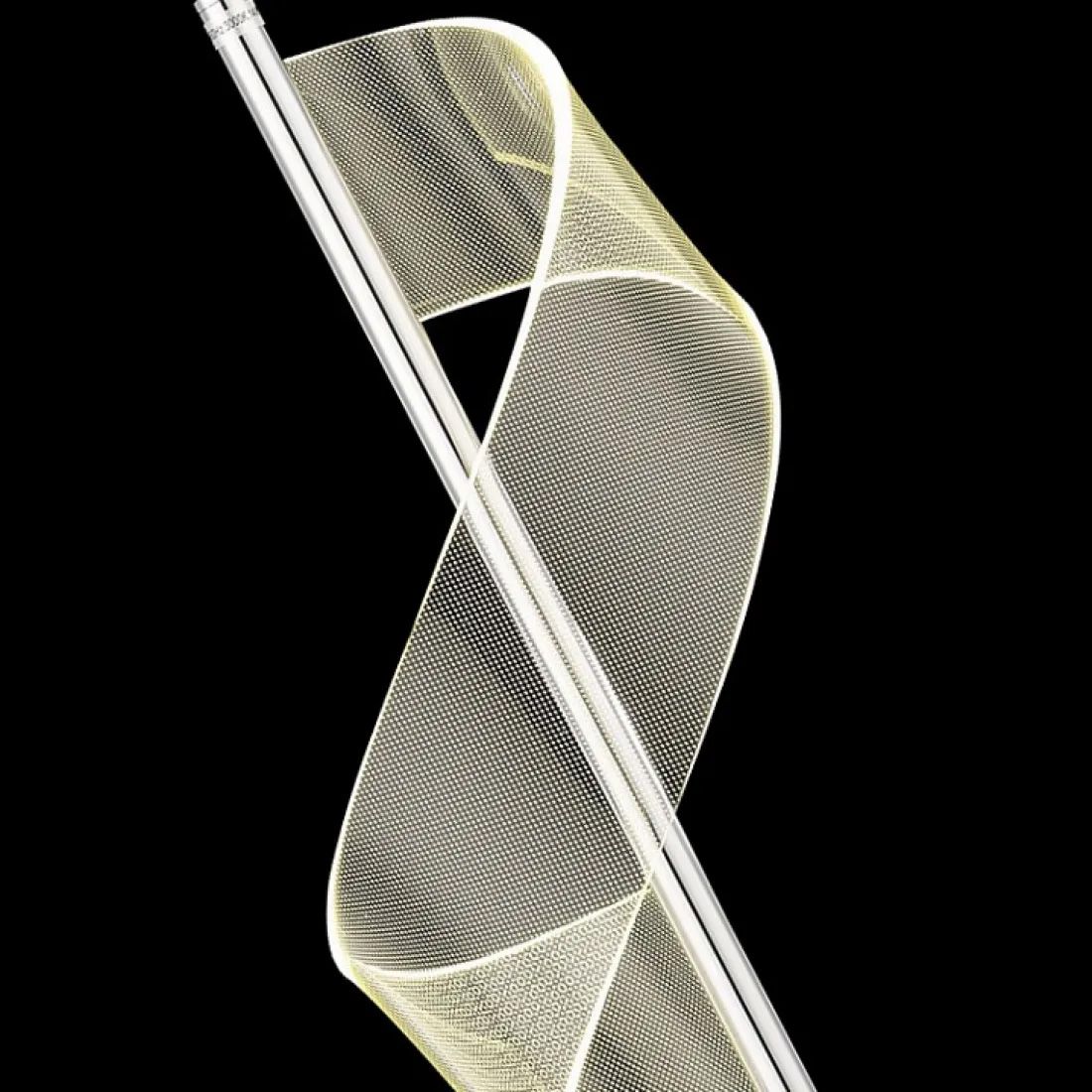Toolight, LED stropné svietidlo 110cm, 3.6W, APP1550-CP, zlatá, OSW-05477