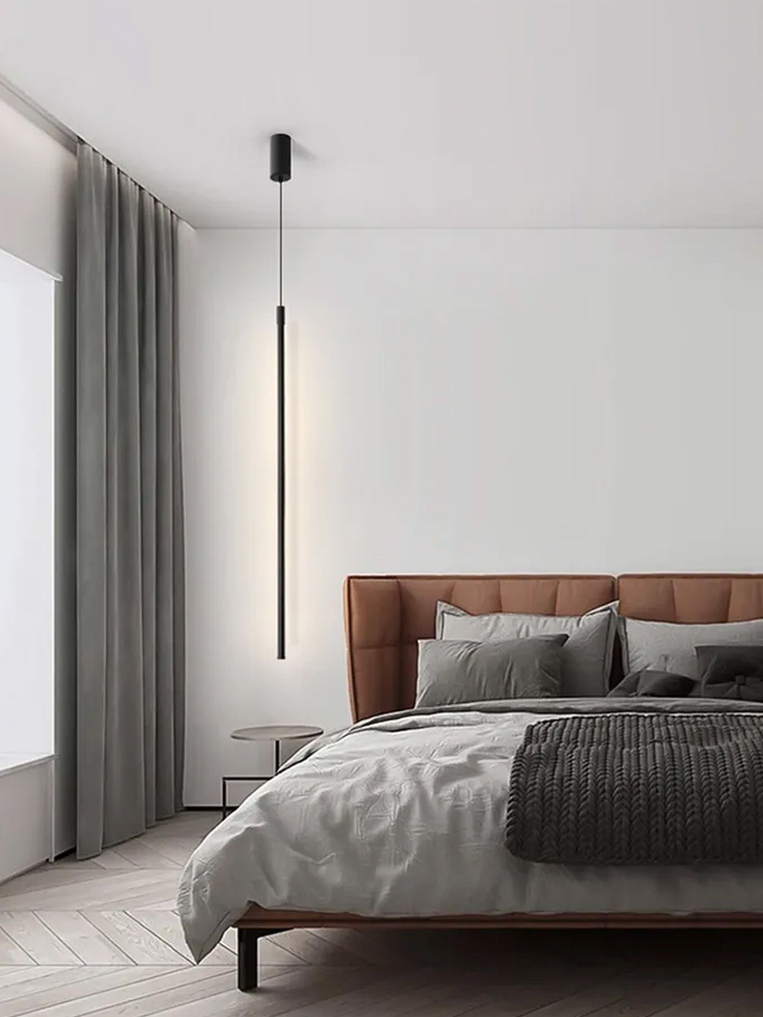 Toolight, LED stropné svietidlo 100cm, 18W, APP1449-C, čierna matná, OSW-04186