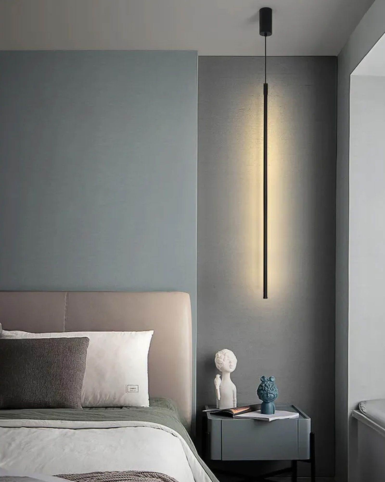 Toolight, LED stropné svietidlo 100cm, 18W, APP1449-C, čierna matná, OSW-04186