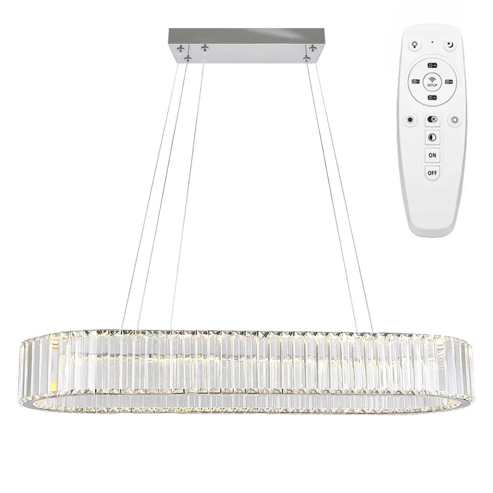 Toolight, LED stropné svietidlo, 32W, APP1547-CP, chrómová, OSW-05476
