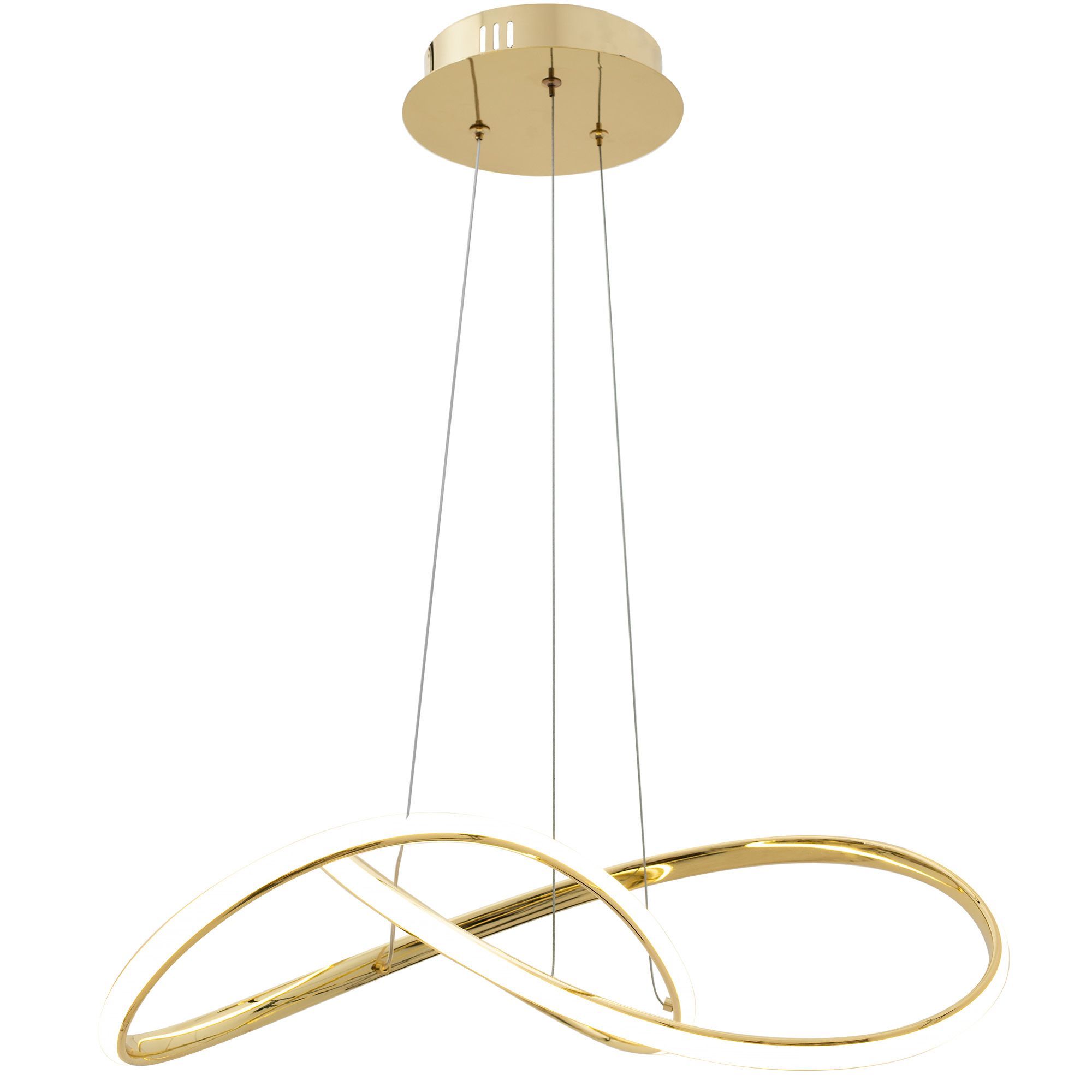 Toolight, LED stropné svietidlo, neutrálne svetlo 4000K, 32W, APP1601-CP, zlatá lesklá, OSW-05478