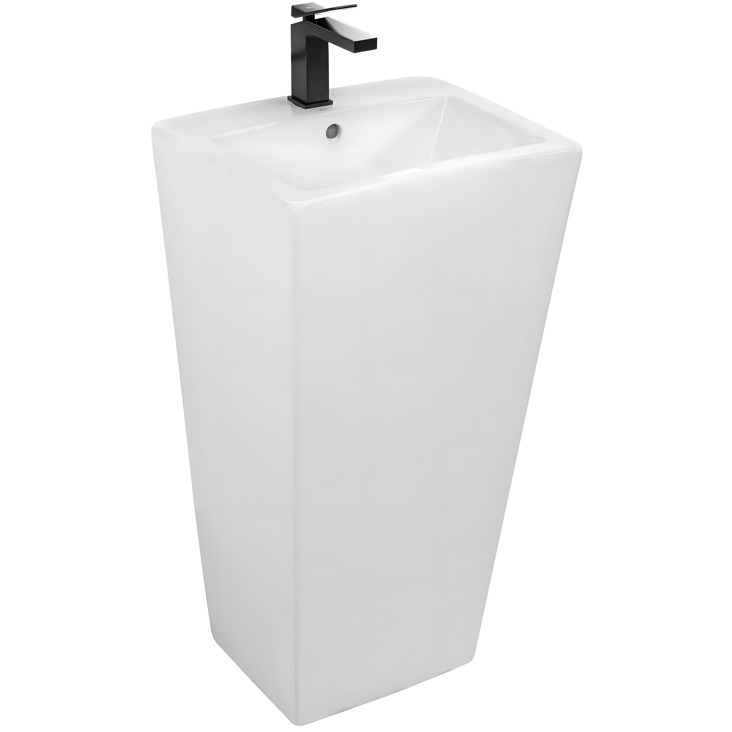 Rea Daria, voľne stojace umývadlo 440x380x840mm, biela lesklá, REA-U9900