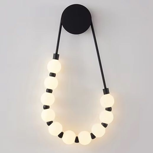 Toolight, LED nástenné svietidlo 8W, 4000K, APP1661-W, čierna-biela, OSW-03666