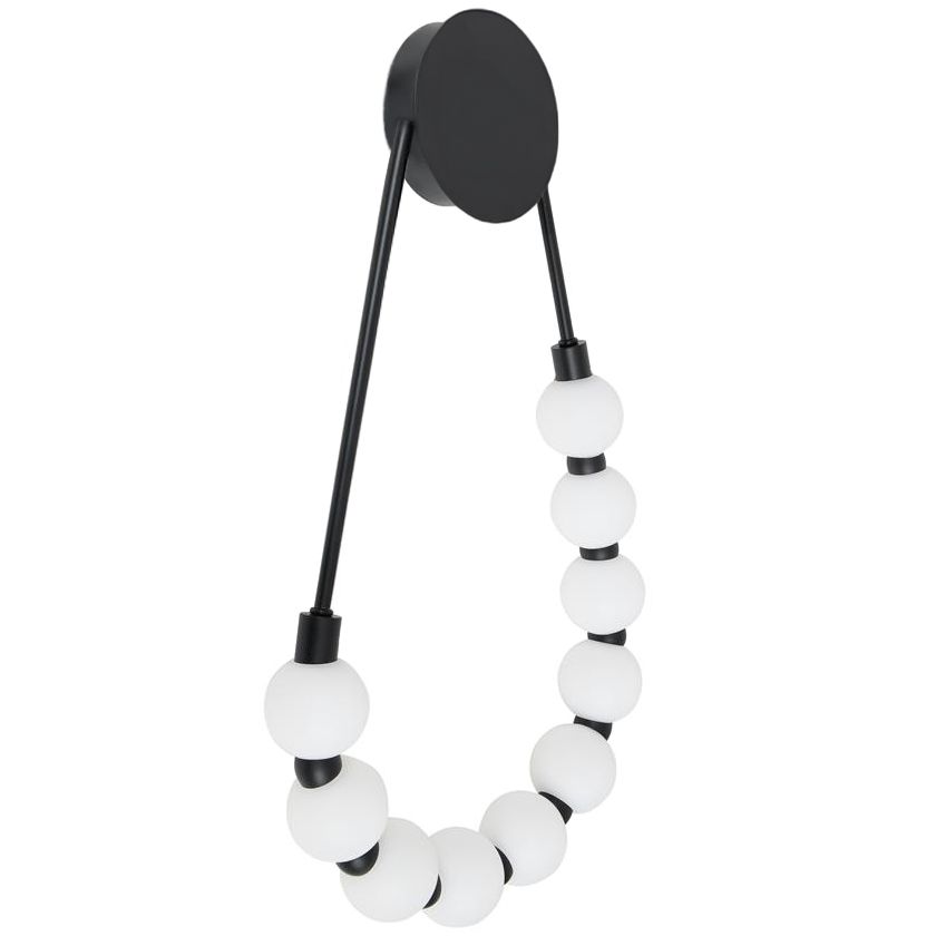 Toolight, LED nástenné svietidlo 8W, 4000K, APP1661-W, čierna-biela, OSW-03666