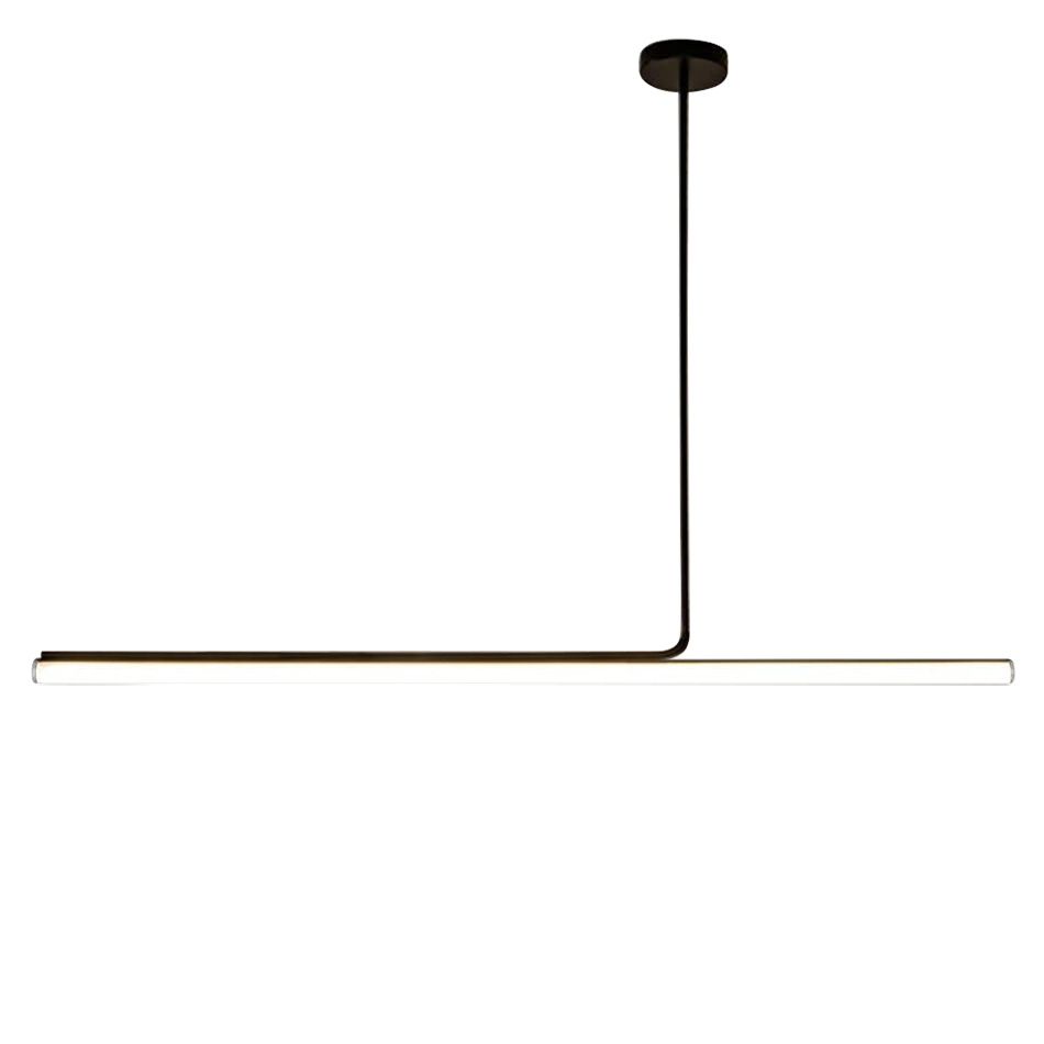 Toolight, LED stropné svietidlo 120cm, 14W, APP1659-CP, čierna, OSW-06990