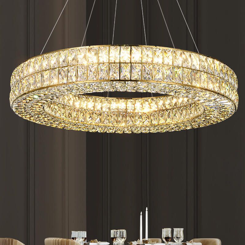 Toolight, LED stropné svietidlo 60cm APP1568-CP, zlatá, OSW-06979