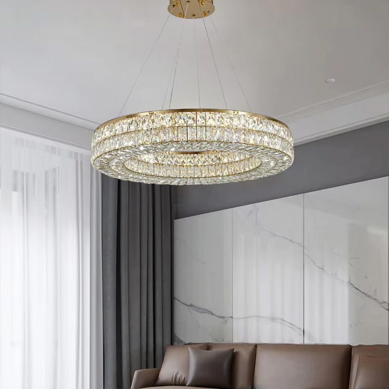 Toolight, LED stropné svietidlo 60cm APP1568-CP, zlatá, OSW-06979