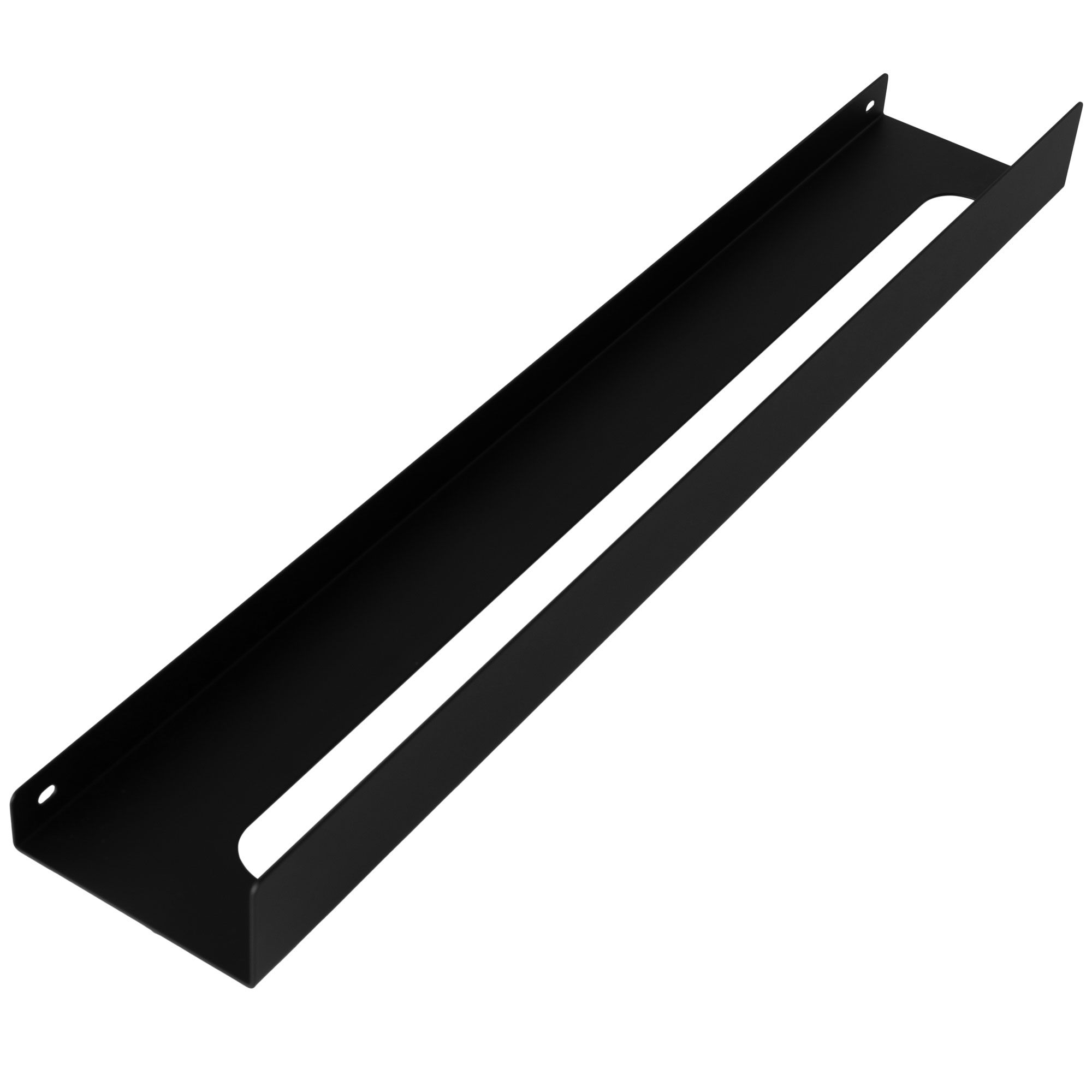 Rea, kúpeľňová polica 60cm, SF02, čierna matná, REA-06010