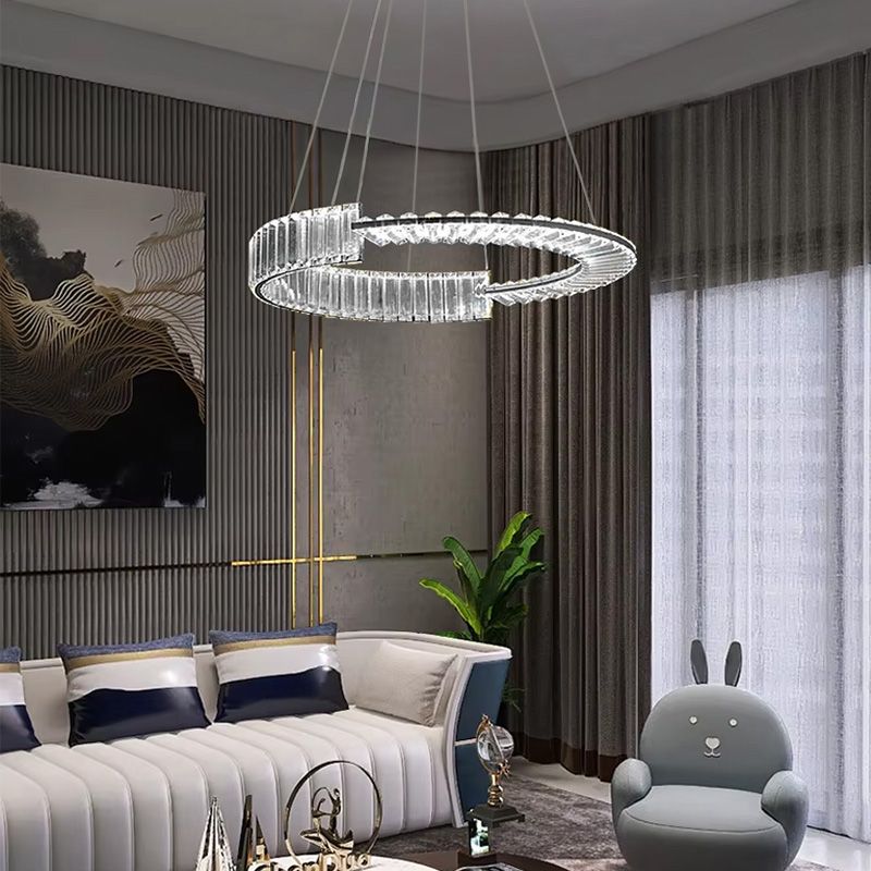Toolight, LED krištáľové osvetlenie 60cm, APP1529-CP60, chrómová, OSW-06401