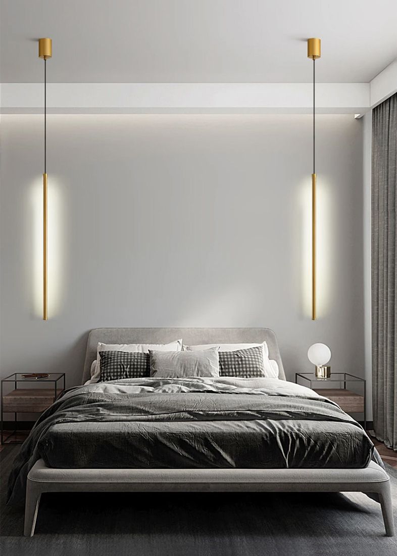 Toolight, LED stropné svietidlo 100cm, 13W, 4000K, APP1414-C, zlatá lesklá, OSW-00966