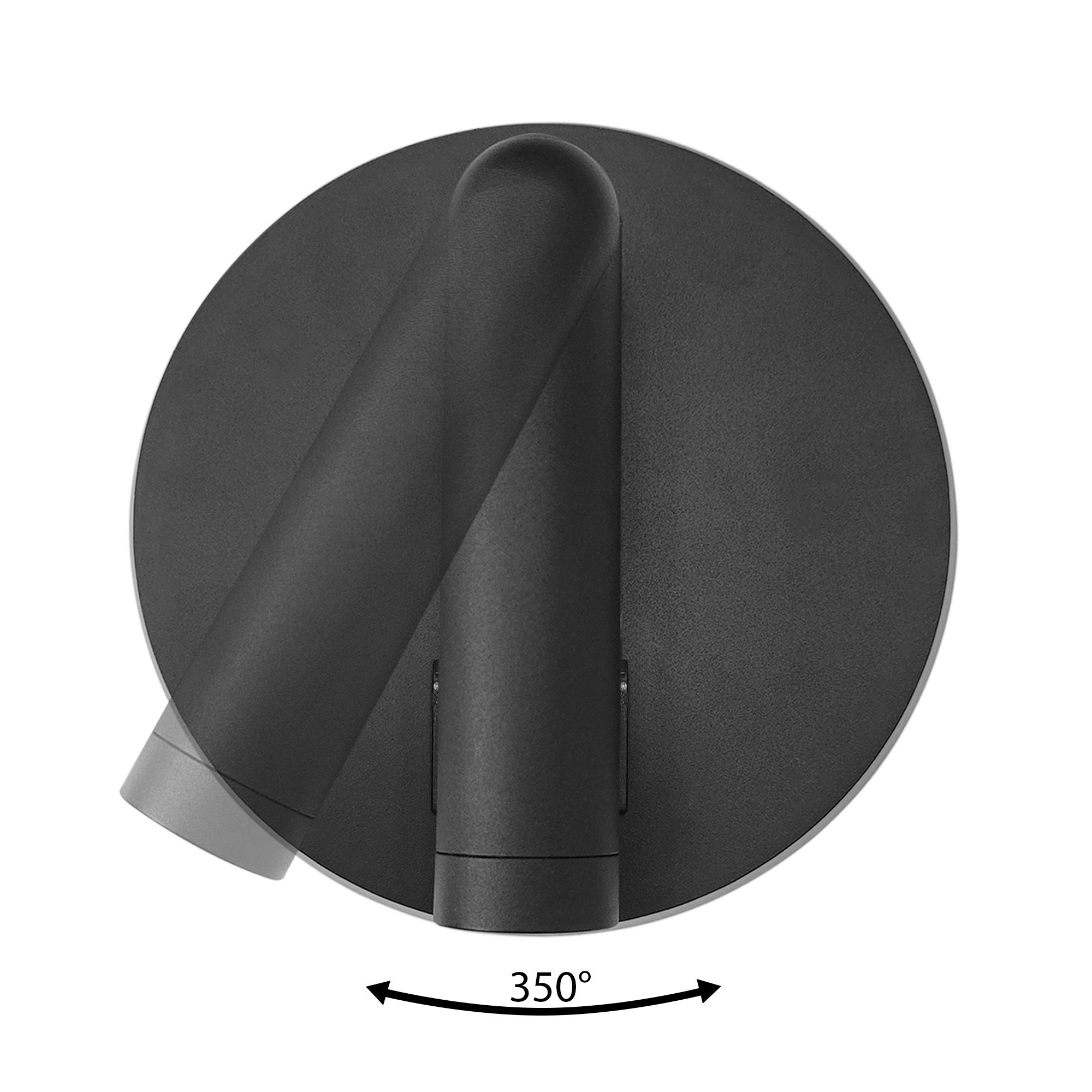 Toolight, LED nástenné svietidlo 16x14cm, 10W, APP1614-1W, čierna, OSW-06529