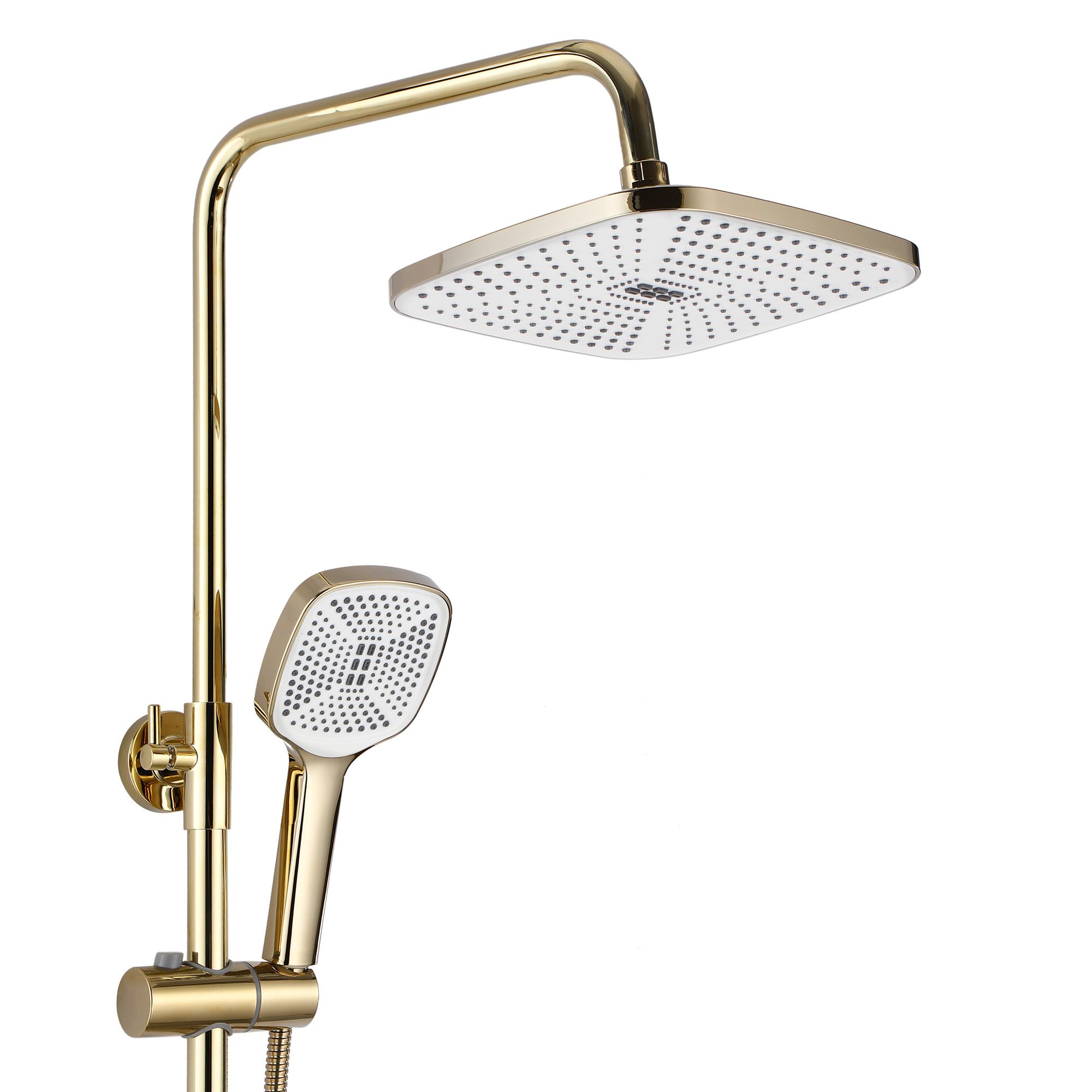 Rea Argus, sprchový set s vaňovou výlevkou, zlatá lesklá, REA-P7840