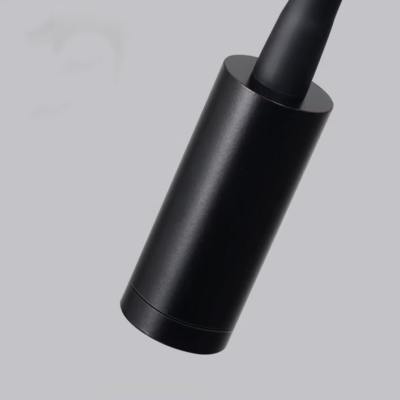 Toolight, nástenné svietidlo LED 3W+1xE27 APP1610-2W, čierna, OSW-01593