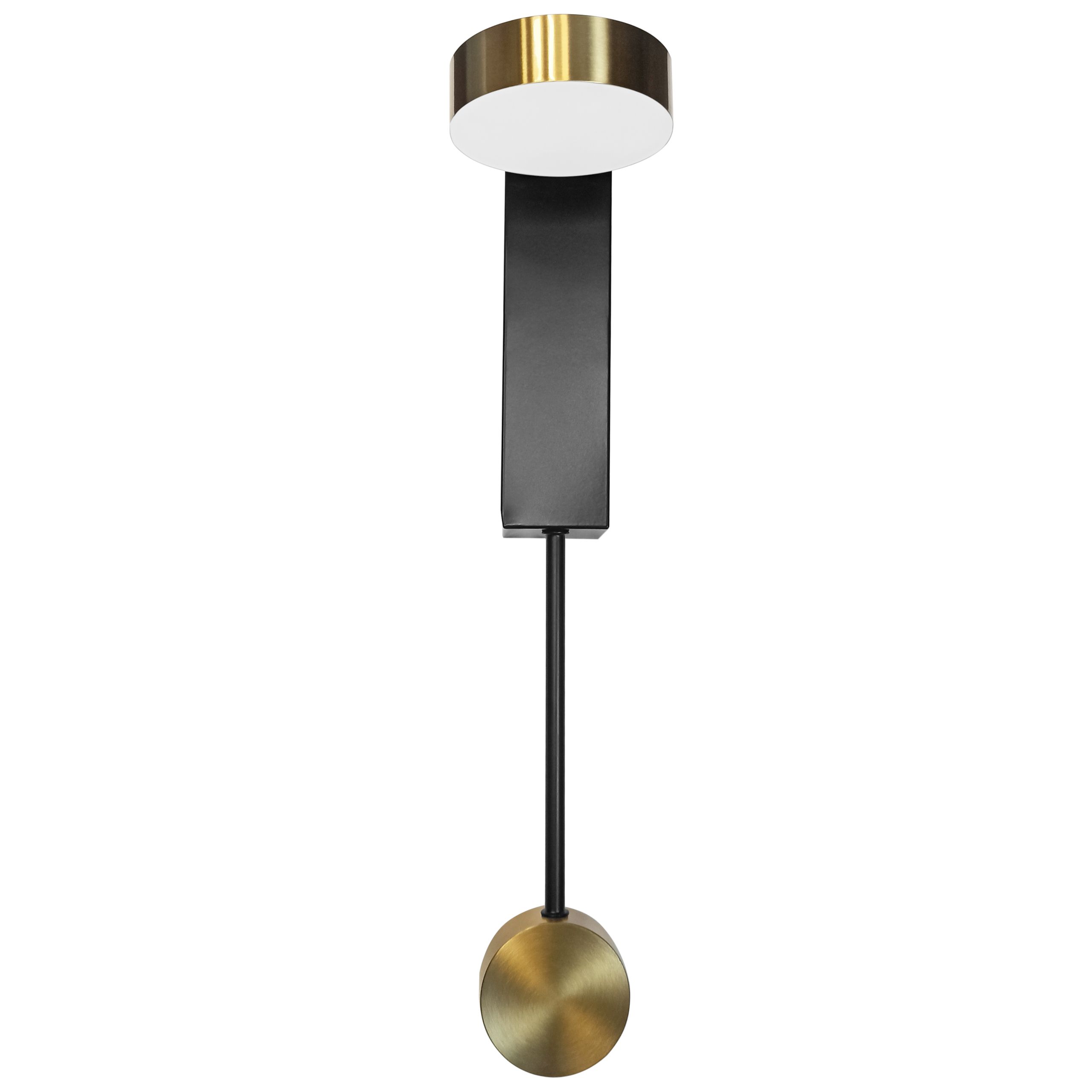 Toolight, LED nástenné svietidlo, 13W, APP1600-W, čierna-zlatá matná, OSW-01592