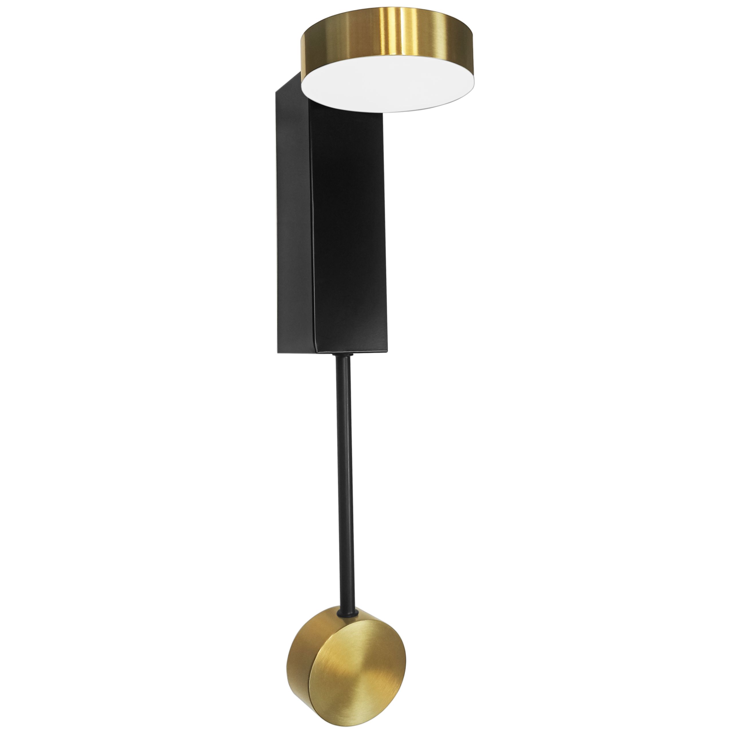 Toolight, LED nástenné svietidlo, 13W, APP1600-W, čierna-zlatá matná, OSW-01592