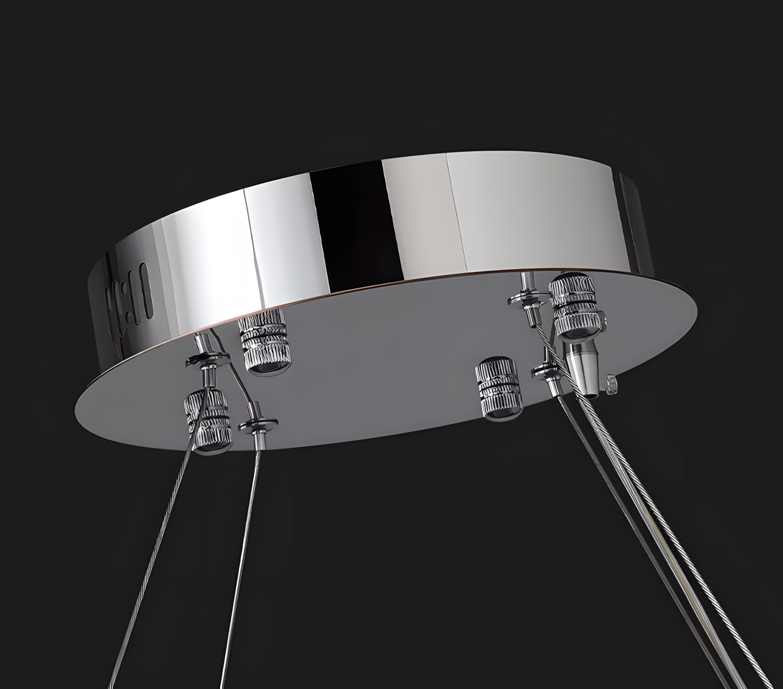 Toolight, LED krištáľové závesné svietidlo APP1556-CP, chrómová, OSW-05178