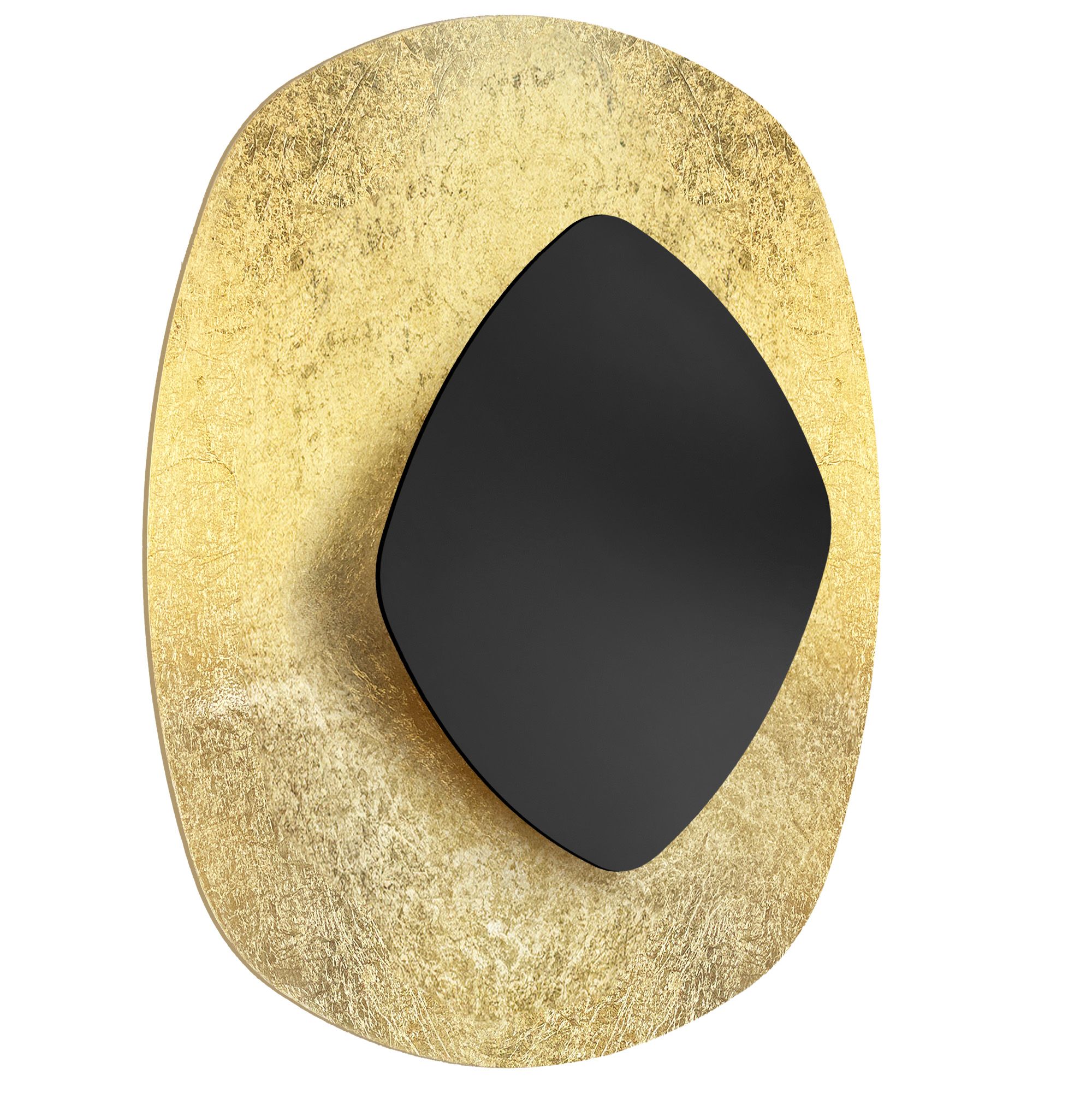 Toolight, LED nástenné svietidlo, 13W, APP1270, čierna-zlatá, OSW-06583