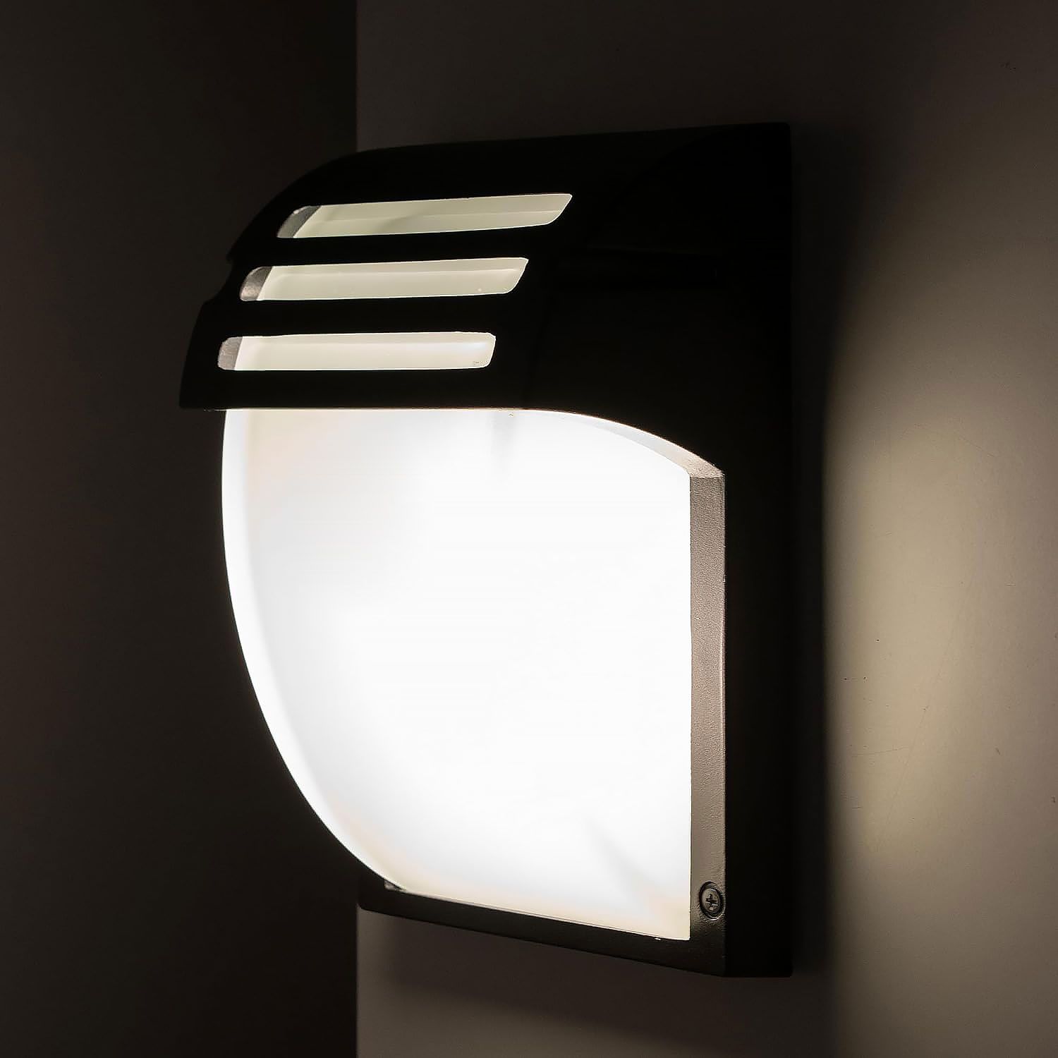 Toolight, nástenné svietidlo 24,5x18 cm, 1xE27, RSL013-1W, čierna, OSW-10246