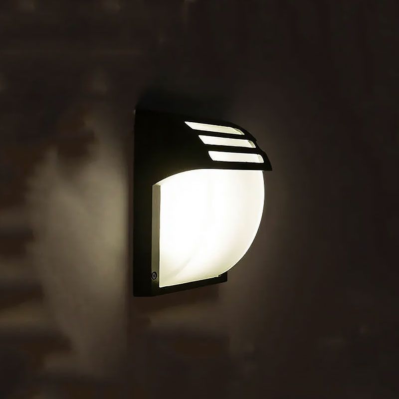 Toolight, nástenné svietidlo 24,5x18 cm, 1xE27, RSL013-1W, čierna, OSW-10246
