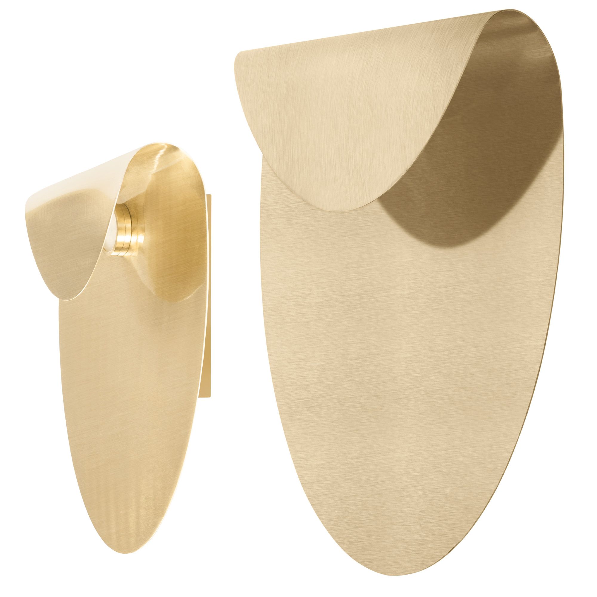Toolight, LED nástenné svietidlo 3W, 4000K, 4000lm, APP1431-W, zlatá matná, OSW-07986