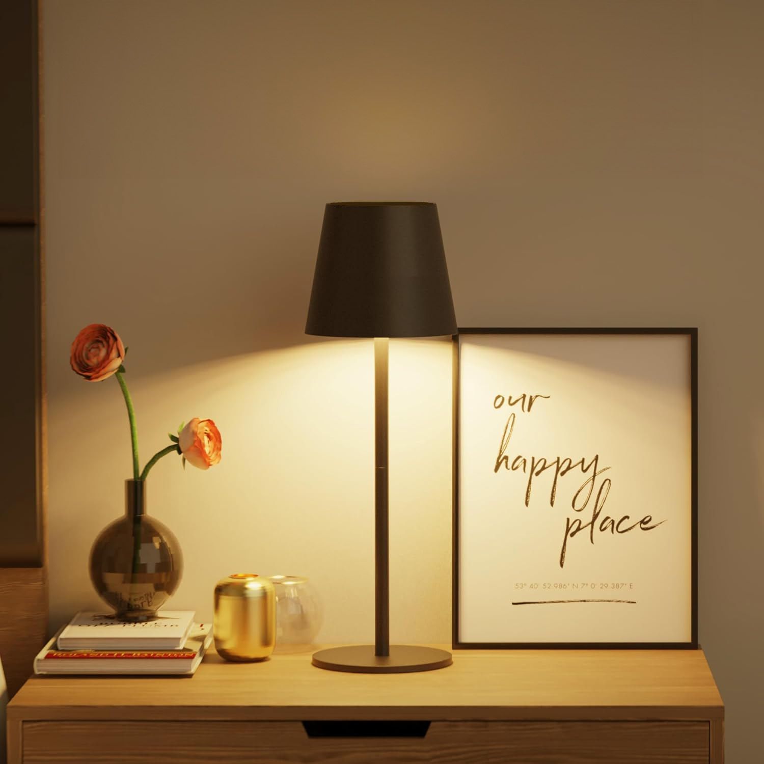 Toolight, LED nočná lampa, 5W, 500lm, APP1366-T, hnedá, OSW-08329