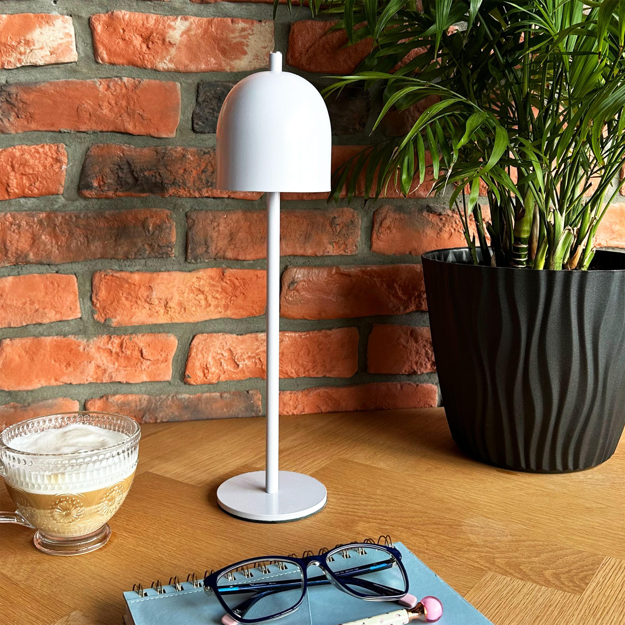 Toolight, LED nočná stolová lampa, 5W, APP1363-T, biela, OSW-08626
