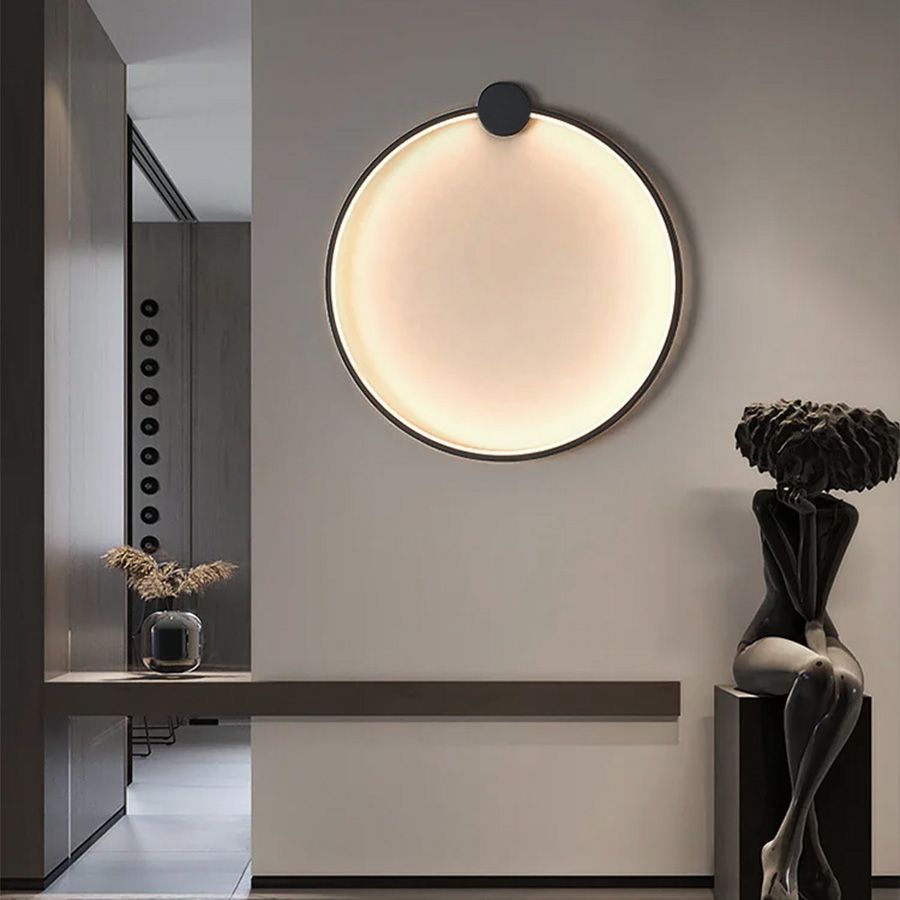 Toolight, LED nástenné svietidlo 50cm, 4000K, 23W, APP1389-CW BLACK, čierna matná, OSW-00915