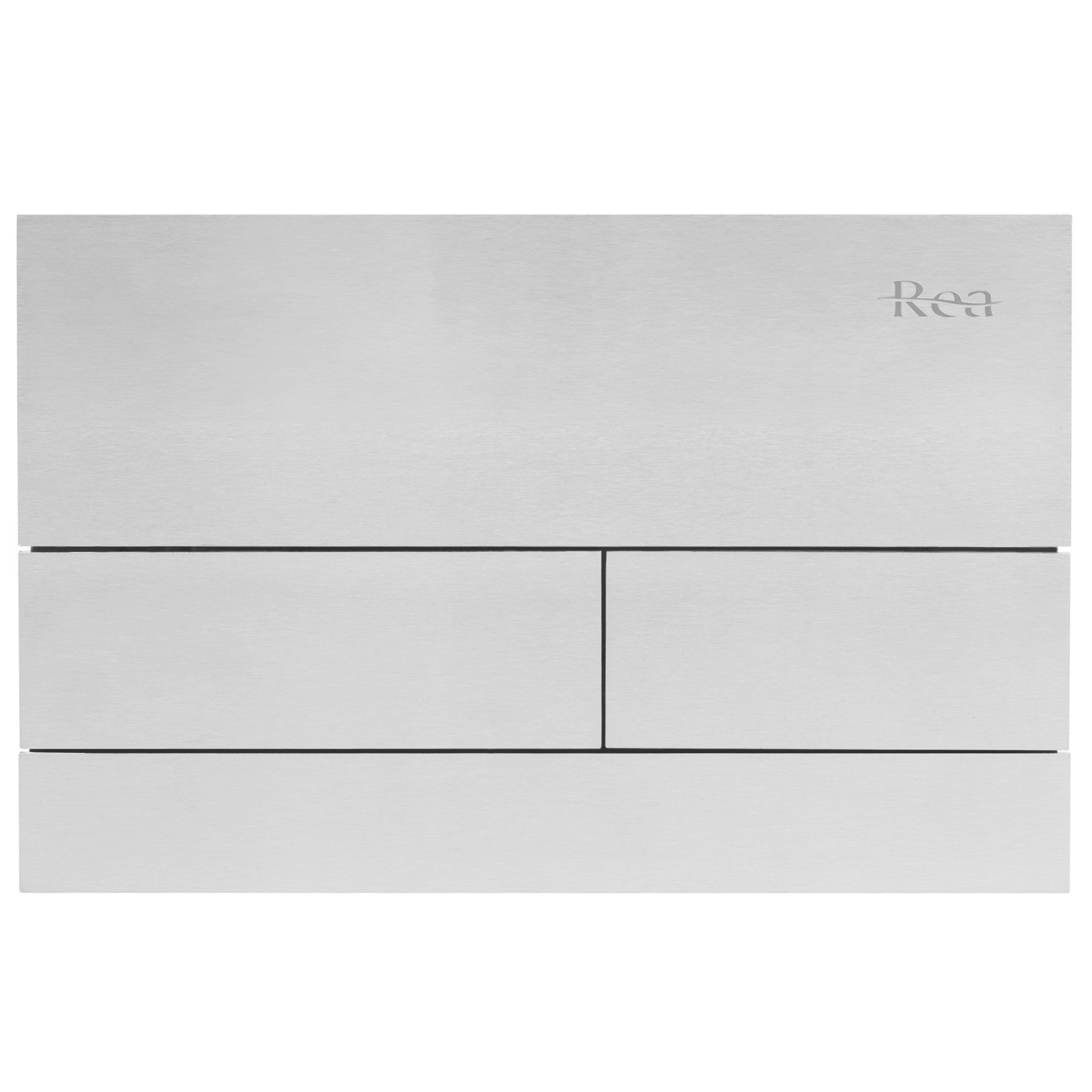 Rea, podomietkový WC systém K011A-Q + oceľové splachovacie tlačidlo typ T, KPL-E0057